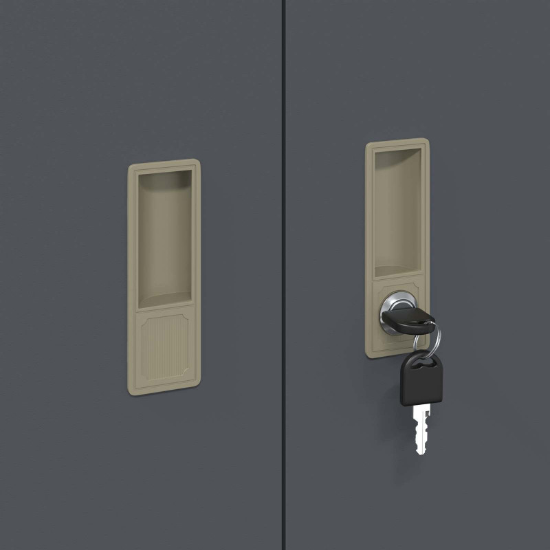 Szafka do przechowywania Antracyt 80 x 40 x 90 cm Stal