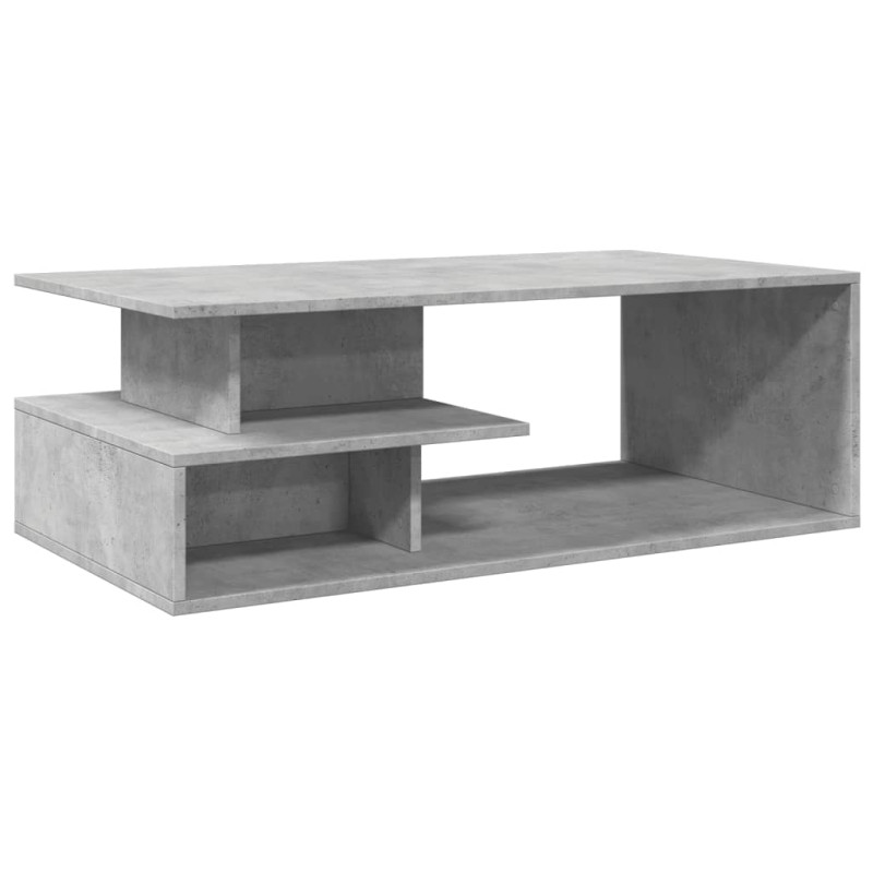 Stolik kawowy, szarość betonu, 102x55x35 cm