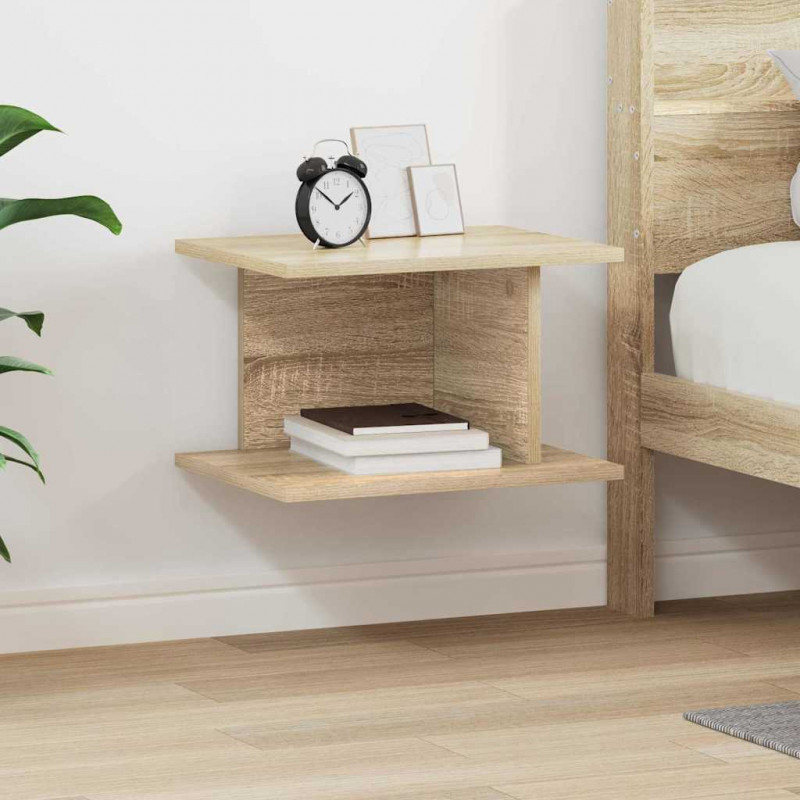 Stolik nocny Dąb Sonoma 40 x 30 x 25 cm Materiał drewnopochodny