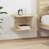 Stolik nocny Dąb Sonoma 40 x 30 x 25 cm Materiał drewnopochodny