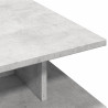 Stolik kawowy, szarość betonu, 102x55x35 cm