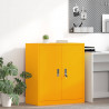 Szafka do przechowywania Musztardowy Żółty 80 x 40 x 90 cm Stal