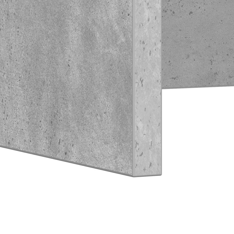 Biurko montowane na ścianie Betonowy szary 80 x 45 x 30 cm