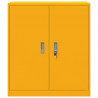 Szafka do przechowywania Musztardowy Żółty 80 x 40 x 90 cm Stal