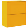 Szafka do przechowywania Musztardowy Żółty 80 x 40 x 90 cm Stal