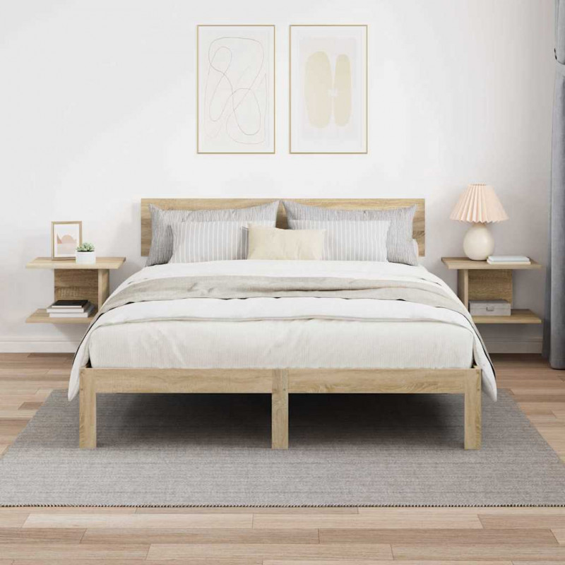 Stolik nocny 2 pcs Dąb Sonoma 40 x 30 x 25 cm