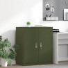 Szafka do przechowywania Zielony oliwkowy 80 x 40 x 90 cm Stal