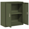Szafka do przechowywania Zielony oliwkowy 80 x 40 x 90 cm Stal