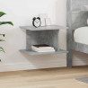 Stolik nocny Betonowy szary 40 x 30 x 25 cm