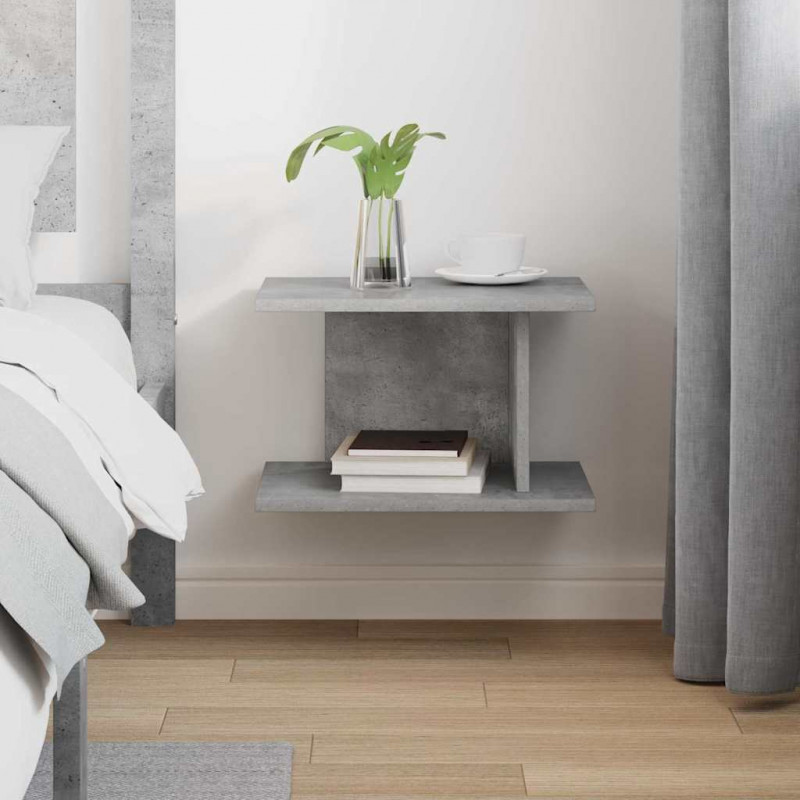 Stolik nocny Betonowy szary 40 x 30 x 25 cm