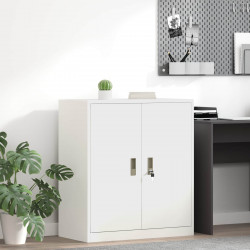 Szafka do przechowywania Biały 80 x 40 x 90 cm Stal