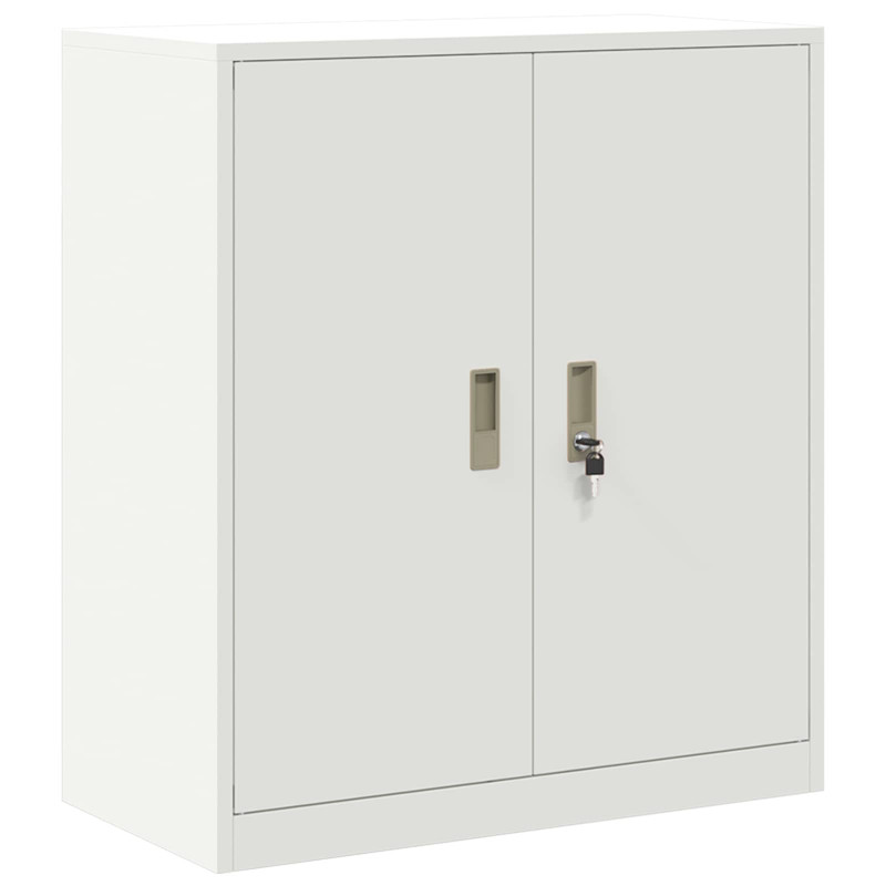 Szafka do przechowywania Biały 80 x 40 x 90 cm Stal