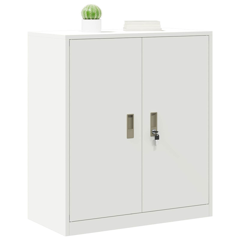 Szafka do przechowywania Biały 80 x 40 x 90 cm Stal