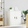 Szafka do przechowywania Biały 80 x 40 x 90 cm Stal