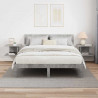 Stolik nocny 2 pcs Betonowy szary 40 x 30 x 25 cm