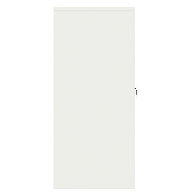 Szafka do przechowywania Biały 80 x 40 x 90 cm Stal