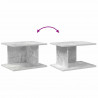 Stolik nocny 2 pcs Betonowy szary 40 x 30 x 25 cm