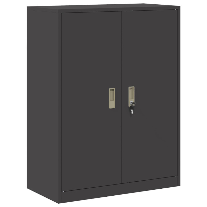 Szafka do przechowywania Czarny 80 x 40 x 105 cm Stal