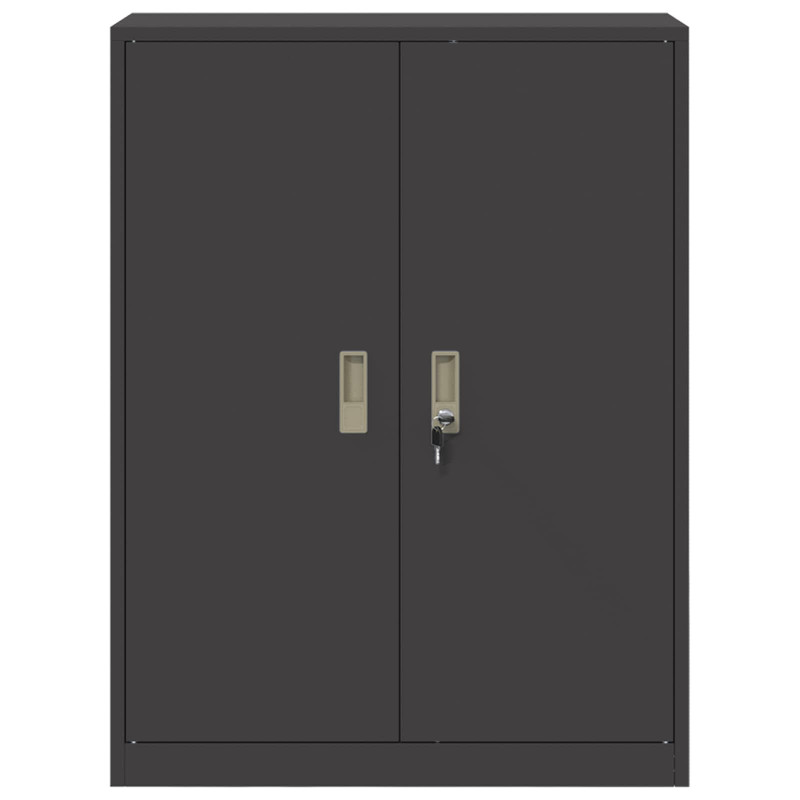 Szafka do przechowywania Czarny 80 x 40 x 105 cm Stal