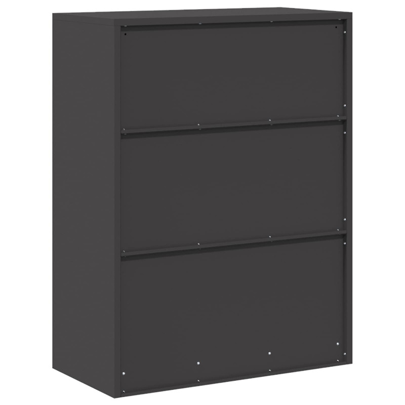 Szafka do przechowywania Czarny 80 x 40 x 105 cm Stal