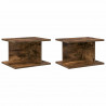 Stolik nocny 2 pcs Dąb wędzony 40 x 30 x 25 cm
