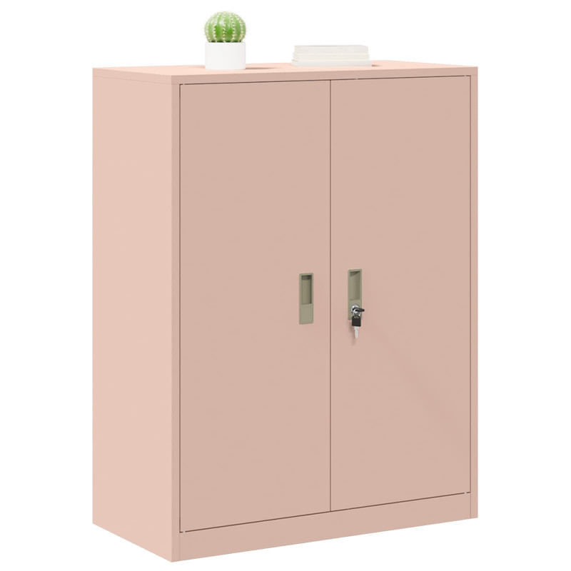 Szafka do przechowywania Różowy 80 x 40 x 105 cm Stal