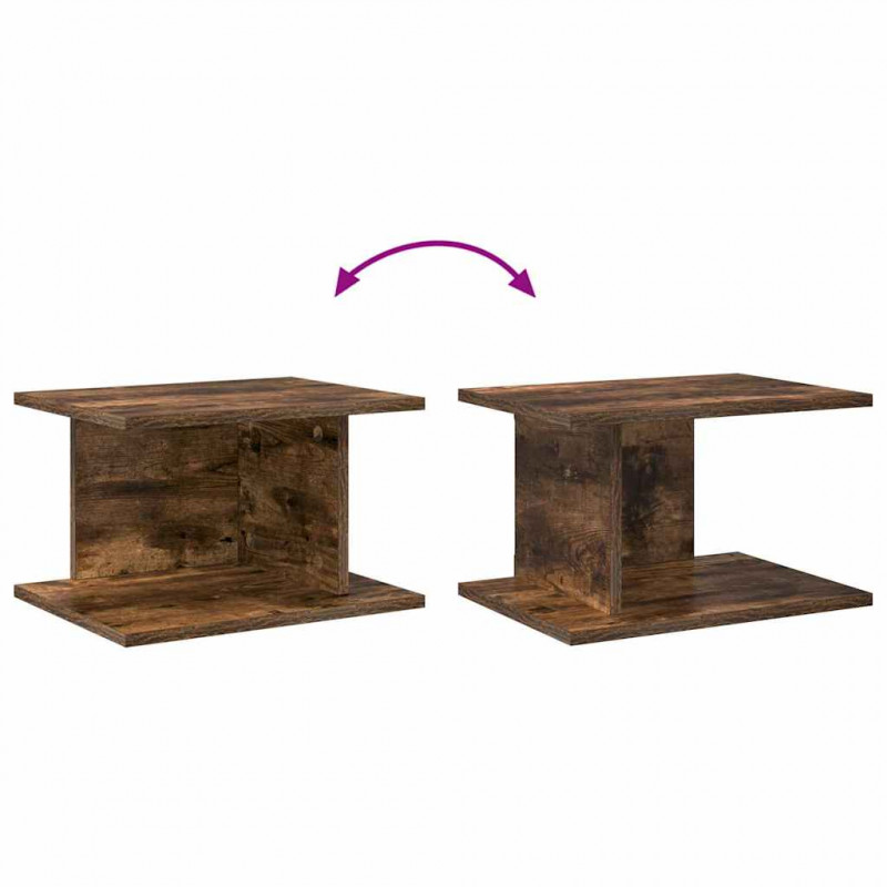 Stolik nocny 2 pcs Dąb wędzony 40 x 30 x 25 cm
