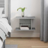Stolik nocny Szary Sonoma 40 x 30 x 25 cm