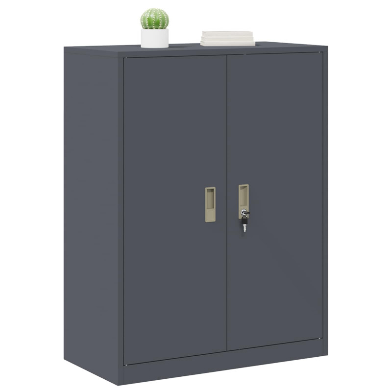 Szafka do przechowywania Antracyt 80 x 40 x 105 cm Stal