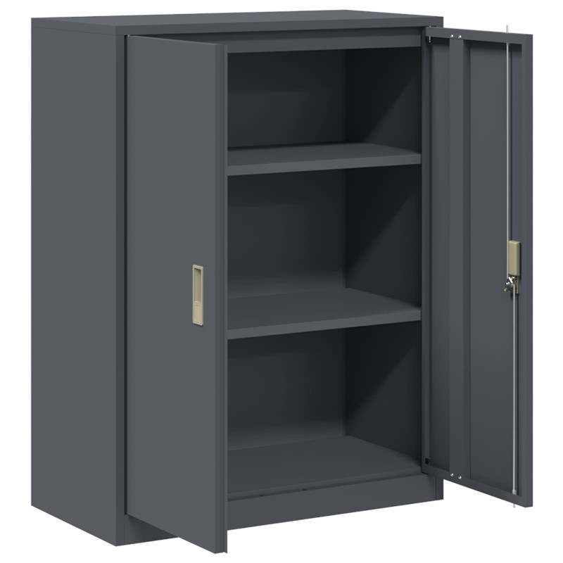 Szafka do przechowywania Antracyt 80 x 40 x 105 cm Stal