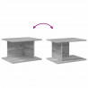 Stolik nocny 2 pcs Szary Sonoma 40 x 30 x 25 cm