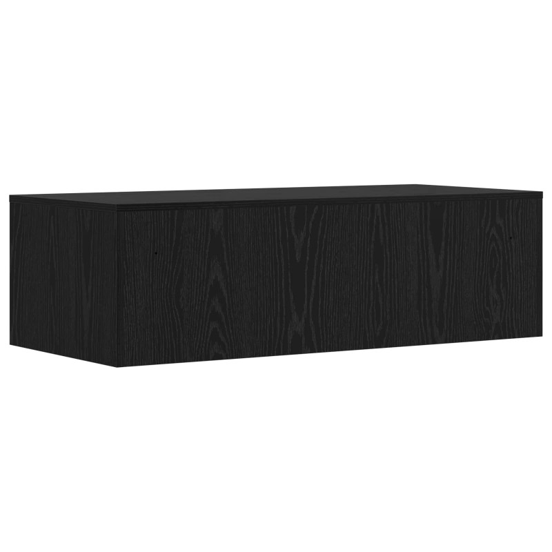 Biurko montowane na ścianie Czarny Dąb 100 x 45 x 30 cm