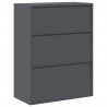 Szafka do przechowywania Antracyt 80 x 40 x 105 cm Stal