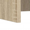 Biurko montowane na ścianie Dąb Sonoma 100 x 45 x 30 cm