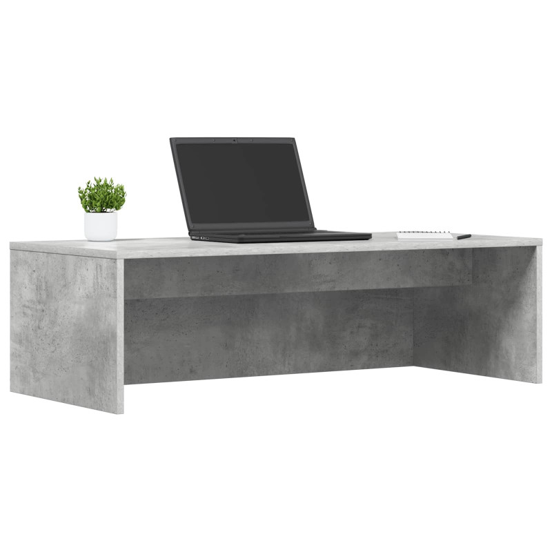 Biurko montowane na ścianie Betonowy szary 100 x 45 x 30 cm