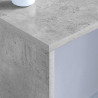 Biurko montowane na ścianie Betonowy szary 100 x 45 x 30 cm