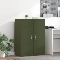 Szafka do przechowywania Zielony oliwkowy 80 x 40 x 105 cm Stal