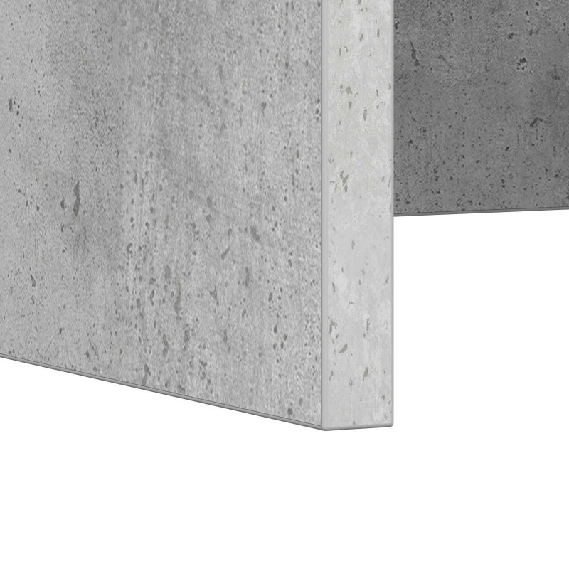 Biurko montowane na ścianie Betonowy szary 100 x 45 x 30 cm
