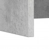 Biurko montowane na ścianie Betonowy szary 100 x 45 x 30 cm