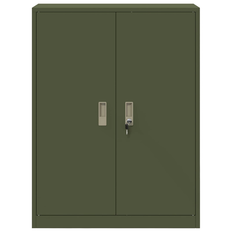 Szafka do przechowywania Zielony oliwkowy 80 x 40 x 105 cm Stal