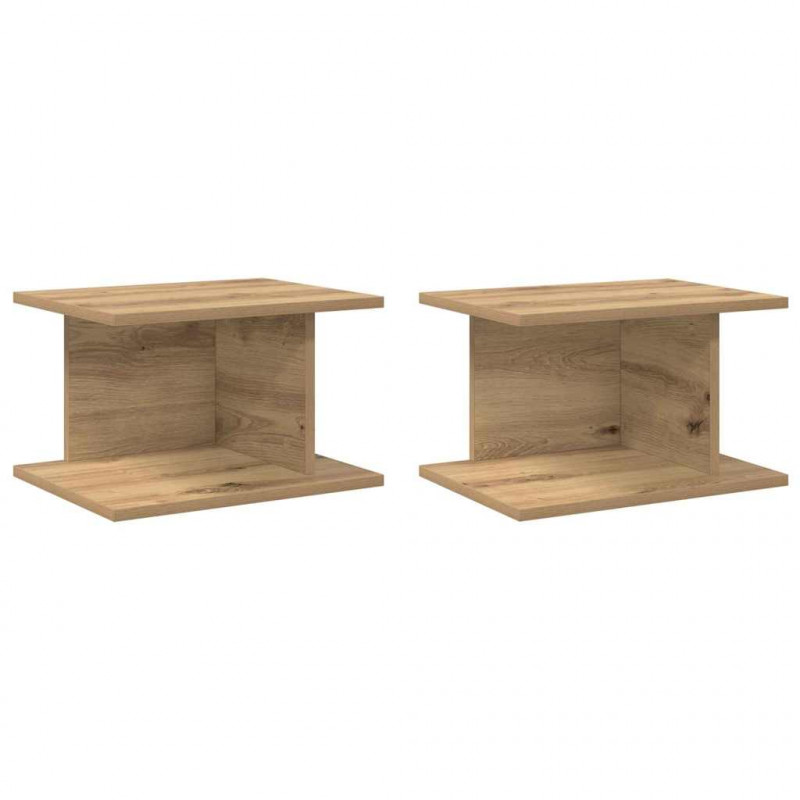 Stolik nocny 2 pcs Dąb rzemieślniczy 40 x 30 x 25 cm