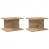 Stolik nocny 2 pcs Dąb rzemieślniczy 40 x 30 x 25 cm