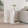 Stolik końcowy Biały 35 x 25 x 50 cm Materiał drewnopochodny