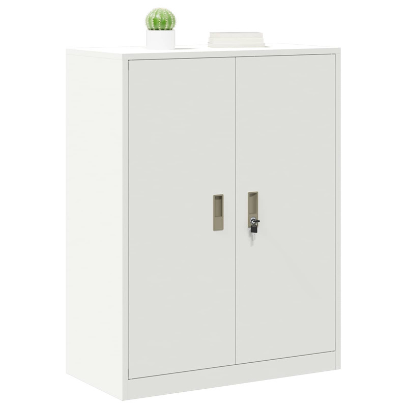 Szafka do przechowywania Biały 80 x 40 x 105 cm Stal