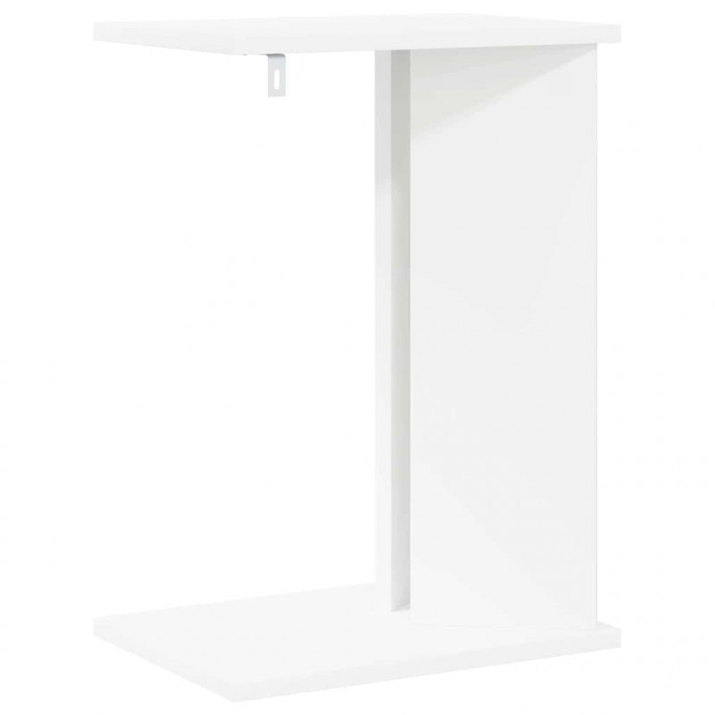 Stolik końcowy Biały 35 x 25 x 50 cm Materiał drewnopochodny