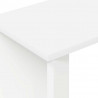Stolik końcowy Biały 35 x 25 x 50 cm Materiał drewnopochodny