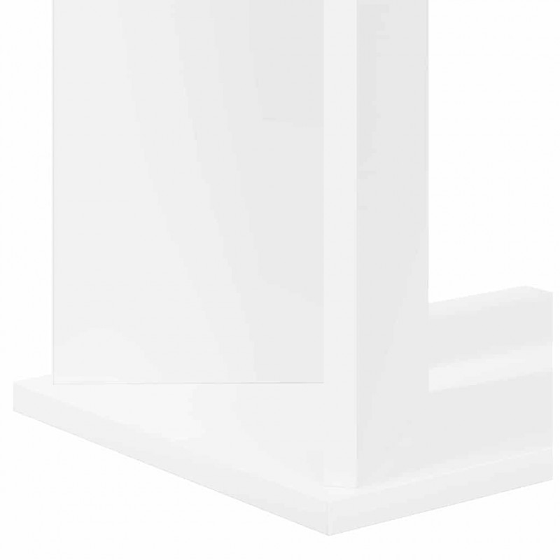 Stolik końcowy Biały 35 x 25 x 50 cm Materiał drewnopochodny