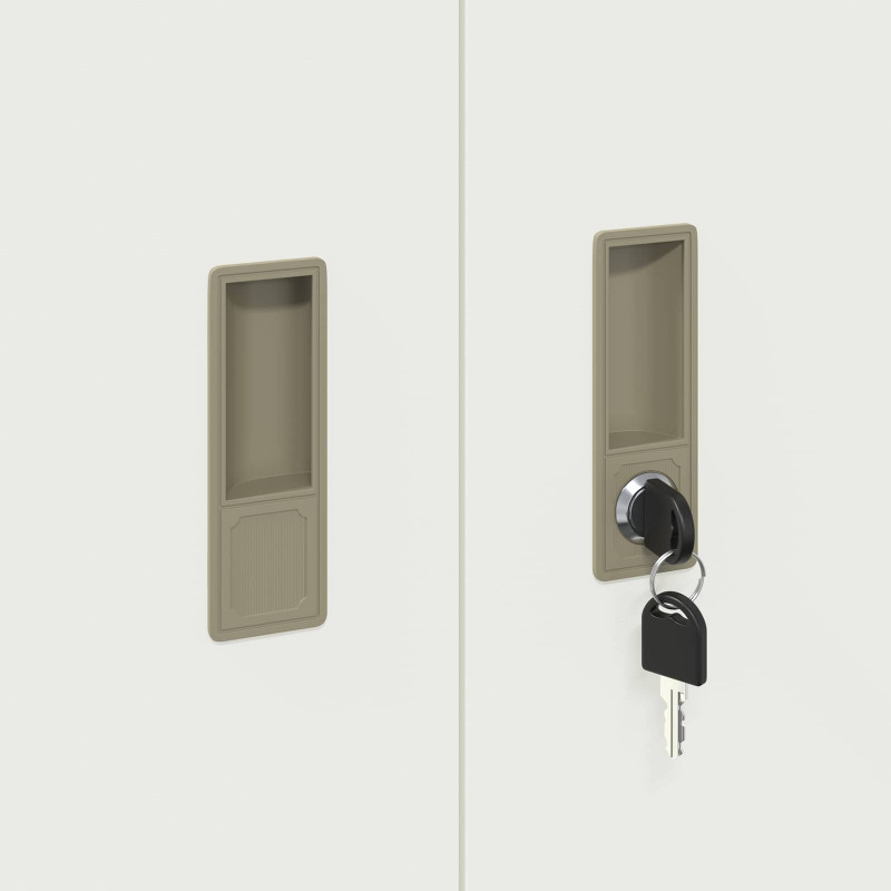 Szafka do przechowywania Biały 80 x 40 x 105 cm Stal
