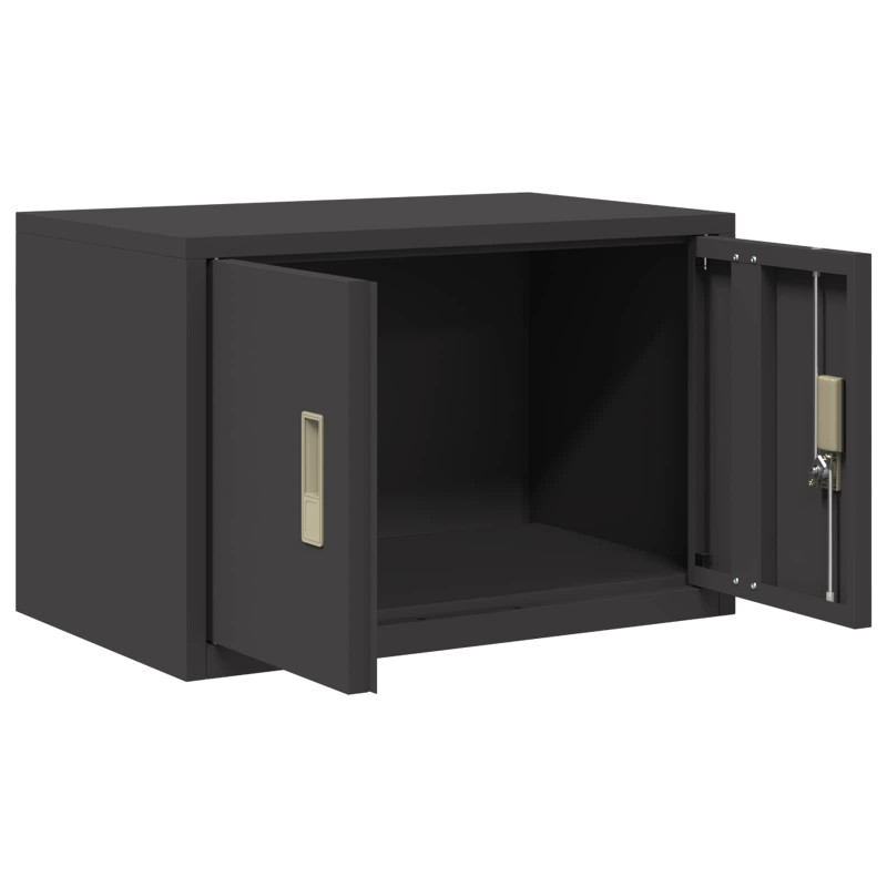 Szafka do przechowywania Czarny 60 x 40 x 40 cm Stal