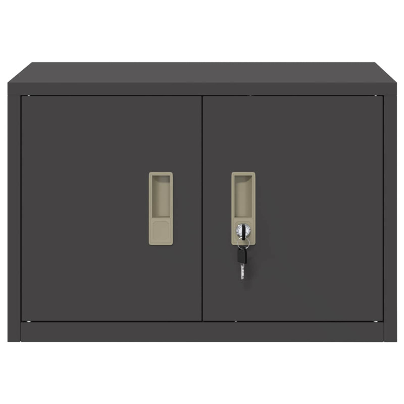 Szafka do przechowywania Czarny 60 x 40 x 40 cm Stal